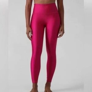 Women’s Athleta Elation Shine Tight Bold Pink Size Small Leggings